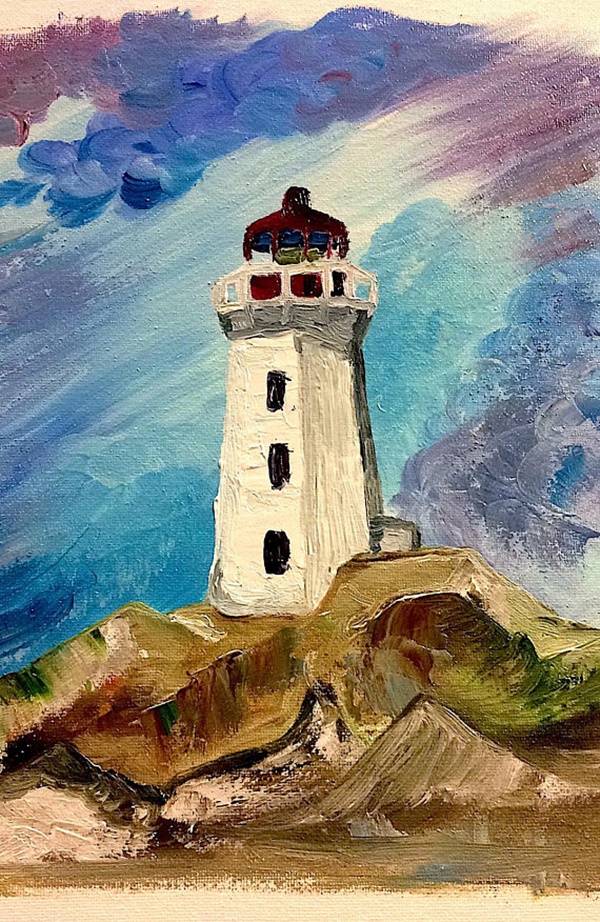 37+ Sun and Moon Drawings Easy Lighthouse easy painting simple paintings beginners canvas acrylic oil watercolor beginner freejupiter drawing source visit