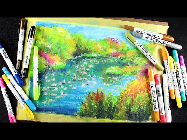 2 types of tree scenery drawing oil pastel - easy oilpastel drawing for  beginners - step by step | Watch 3xslower 👉https://youtu.be/onk0XCj8RNE  😍😍😍🤗 | By Art & DrawFacebook