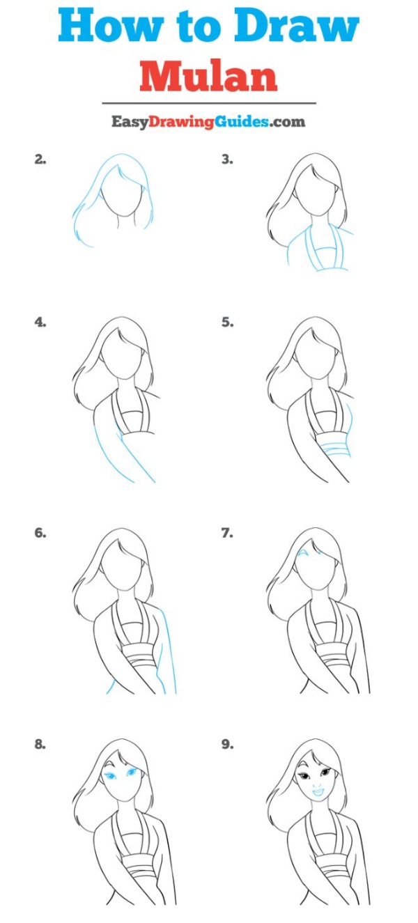 How to Draw Chibi Princess Cinderella (Chibi Characters) Step by Step |  DrawingTutorials101.com
